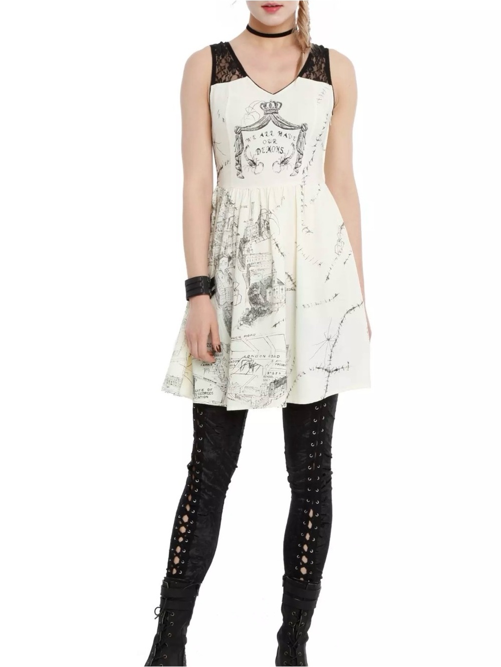 Hot Topic’s Penny Dreadful Map Of London 1891 Dress